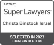 Christa Israel rated by Super Lawyers 2023